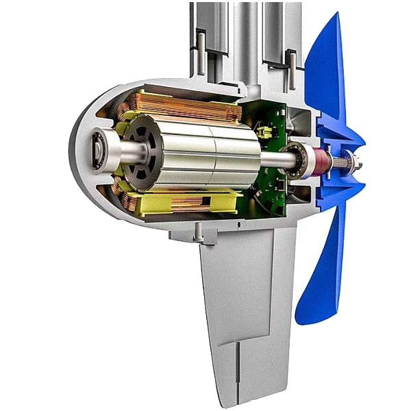 ePropulsion Spirit Motor Cut Through